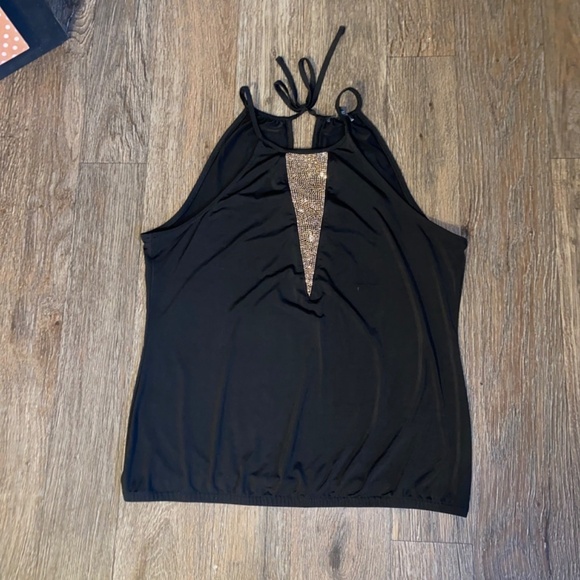 Express size medium ladies embellished sleeveless top - Picture 2 of 7